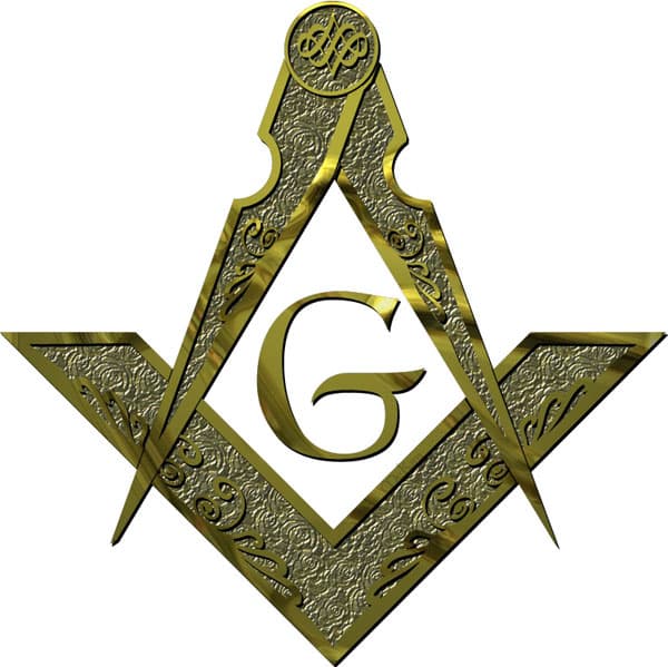 Masonic G - Embossed